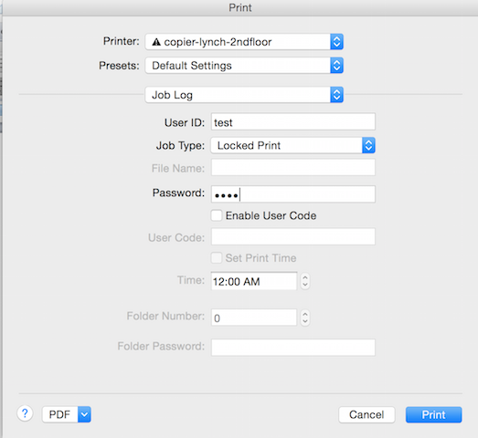 How To Set Your User Code For Printing To A Ricoh Copier In Mac Department Of Biology